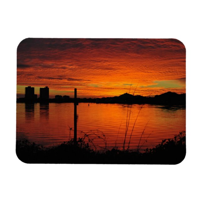 Sunset on Pensacola Beach Magnet (Horizontal)