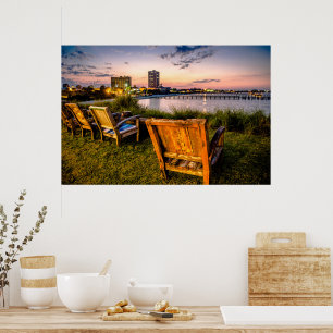 Sunset on Pensacola Beach Photo Poster