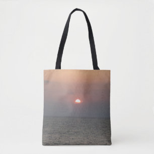 Sunset on Sea Tote Bag
