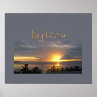 Sunset on the Bay Poster