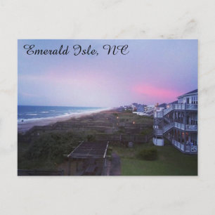 Sunset on the Beach Postcard