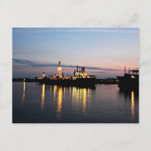 Sunset on the Gulf of Mexico Postcard