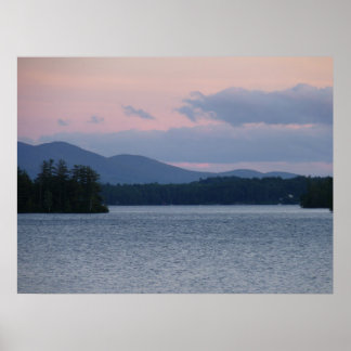 Sunset on the Lake 2 Poster
