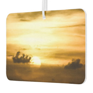 Sunset On The Pacific Ocean Car Air Freshener