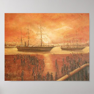 Sunset on the Past Poster