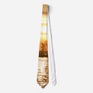 Sunset on the Saint Lawrence River - tie