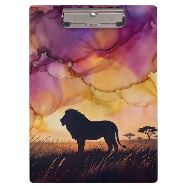 Sunset on the Savanna Clipboard (Front)