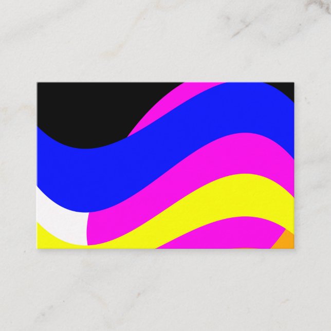 Sunset on the sea business card (Front)