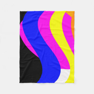 Sunset on the sea fleece blanket