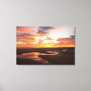 Sunset On The Sea Of Cortez Canvas Print
