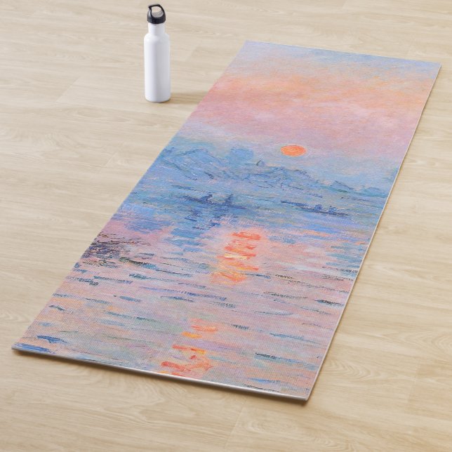 Sunset on the Seine Claude Monet      Yoga Mat (In Situ)