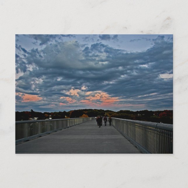 Sunset on the Walkway Postcard (Front)