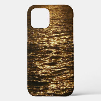 Sunset on the Water Abstract Ocean Photography iPhone 12 Case