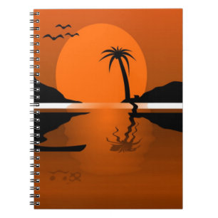 SUNSET ON THE WATER NOTEBOOK