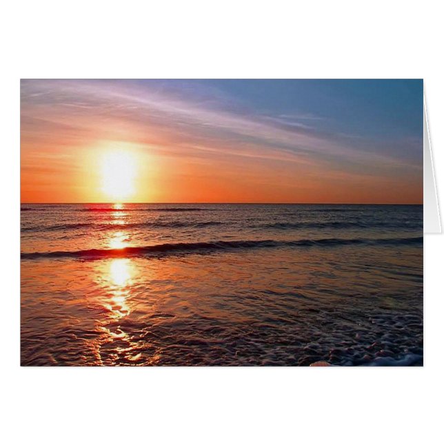 Sunset On Water (Front Horizontal)