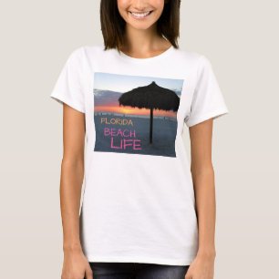 Sunset on White Sand Florida Beach T-Shirt
