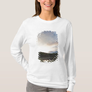 Sunset Over A Misty Pond T-Shirt