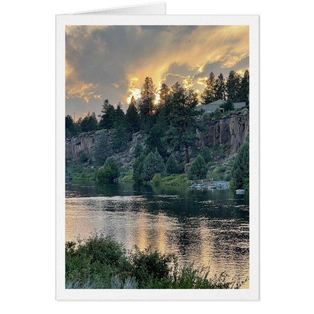 Sunset Over a River (Front)