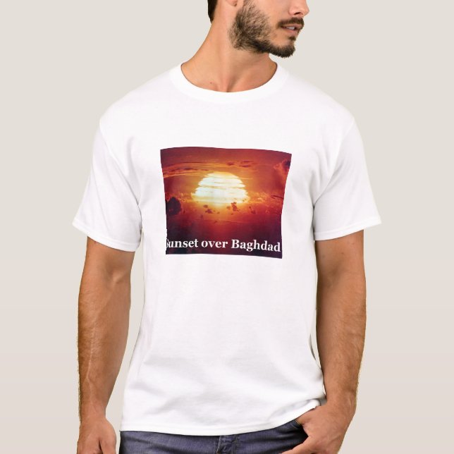 Sunset Over Baghdad T-Shirt (Front)