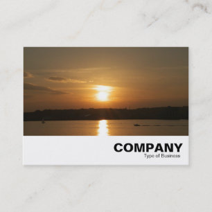 Sunset over Cardiff Bay Business Card
