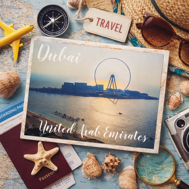 Sunset Over Dubai – City of Wonders Postcard (Creator Uploaded)
