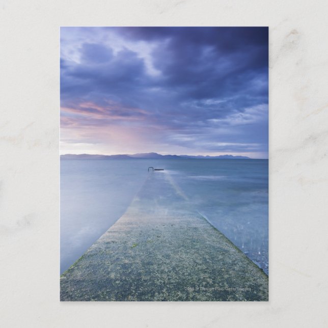 Sunset Over Dundalk Bay Postcard (Front)