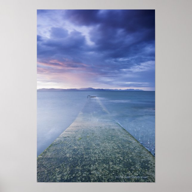 Sunset Over Dundalk Bay Poster (Front)