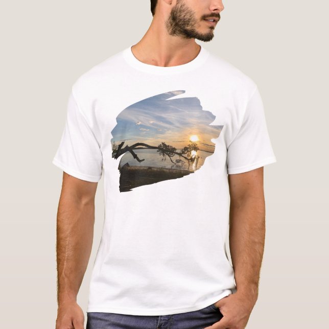 Sunset Over East Bay T-Shirt (Front)