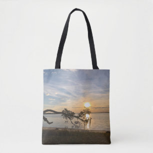 Sunset Over East Bay Tote Bag