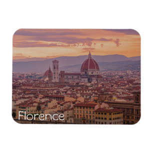 Sunset over Florence, Italy Magnet