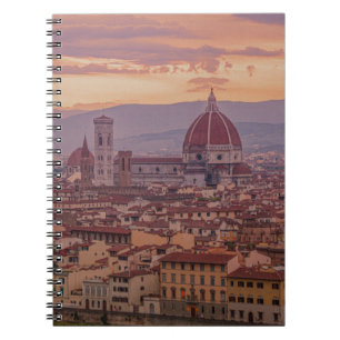 Sunset over Florence, Italy Notebook