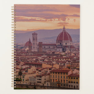 Sunset over Florence, Italy Planner