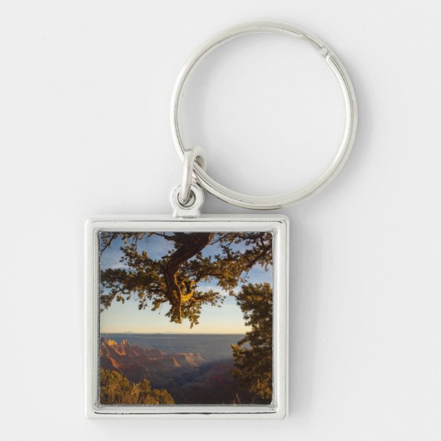 Sunset over Grand Canyon Key Ring (Front)