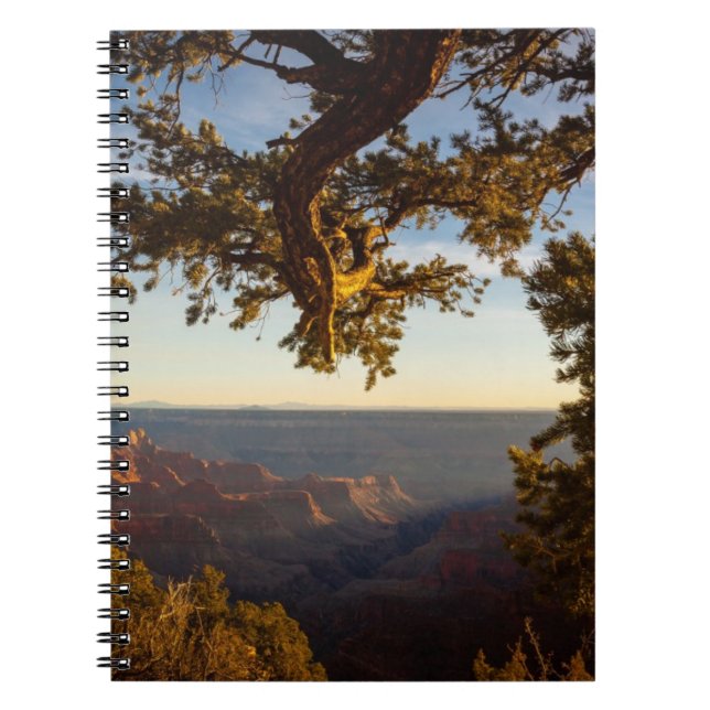 Sunset over Grand Canyon Spiral Notebook (Front)