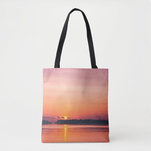 SUNSET OVER HORIZON TOTE BAG (Front)