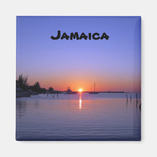 SUNSET OVER JAMAICA MAGNET