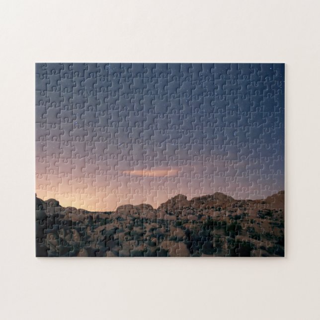 Sunset Over Joshua Tree National Park Jigsaw Puzzle (Horizontal)