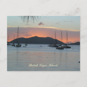 Sunset over JVD (title) Postcard