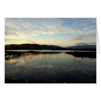 Sunset over lake, County Galway, Ireland