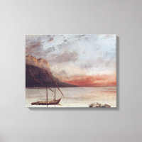 Sunset over Lake Leman, 1874