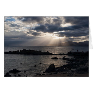 Sunset over Lanzarote