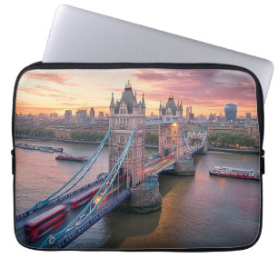 Sunset over London  Laptop Sleeve