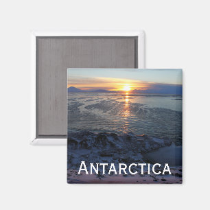 Sunset over McMurdo Sound, Antarctica Magnet
