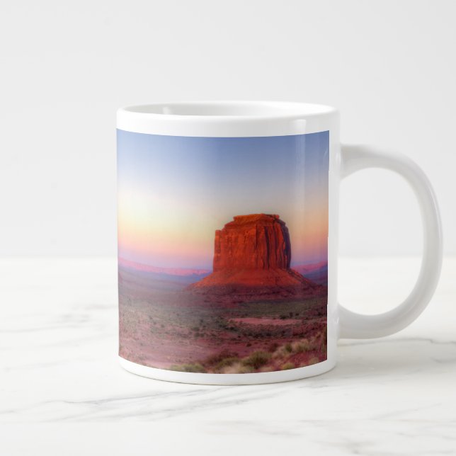 Sunset Over Monument Valley Arizona Large Coffee Mug (Right)