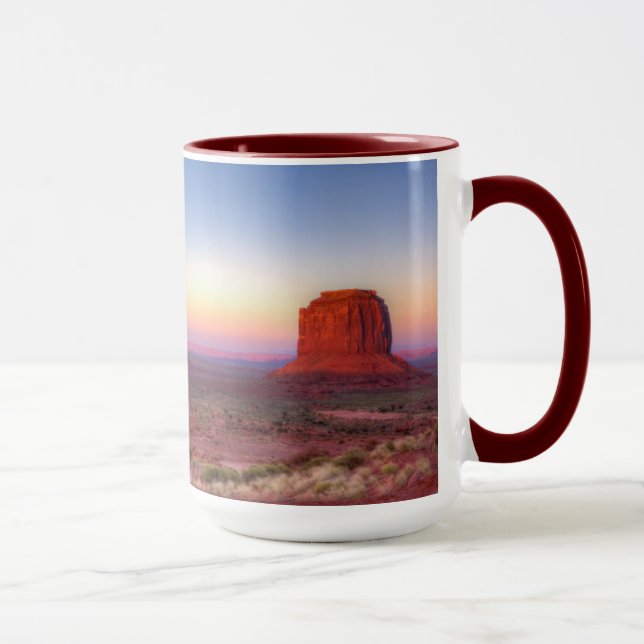 Sunset Over Monument Valley Arizona Mug (Right)