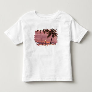 Sunset over Moorea from Sofitel Maeva Beach Toddler T-Shirt