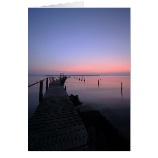 SUNSET OVER POOLE HARBOUR, POOLE, DORSET, ENGLAND. (Front)