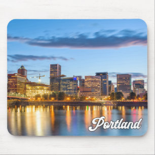 Sunset Over Portland, Oregon Mouse Pad