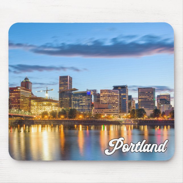 Sunset Over Portland, Oregon Mouse Pad (Front)