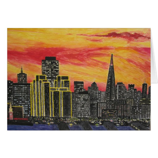 sunset over san francisco (Front Horizontal)